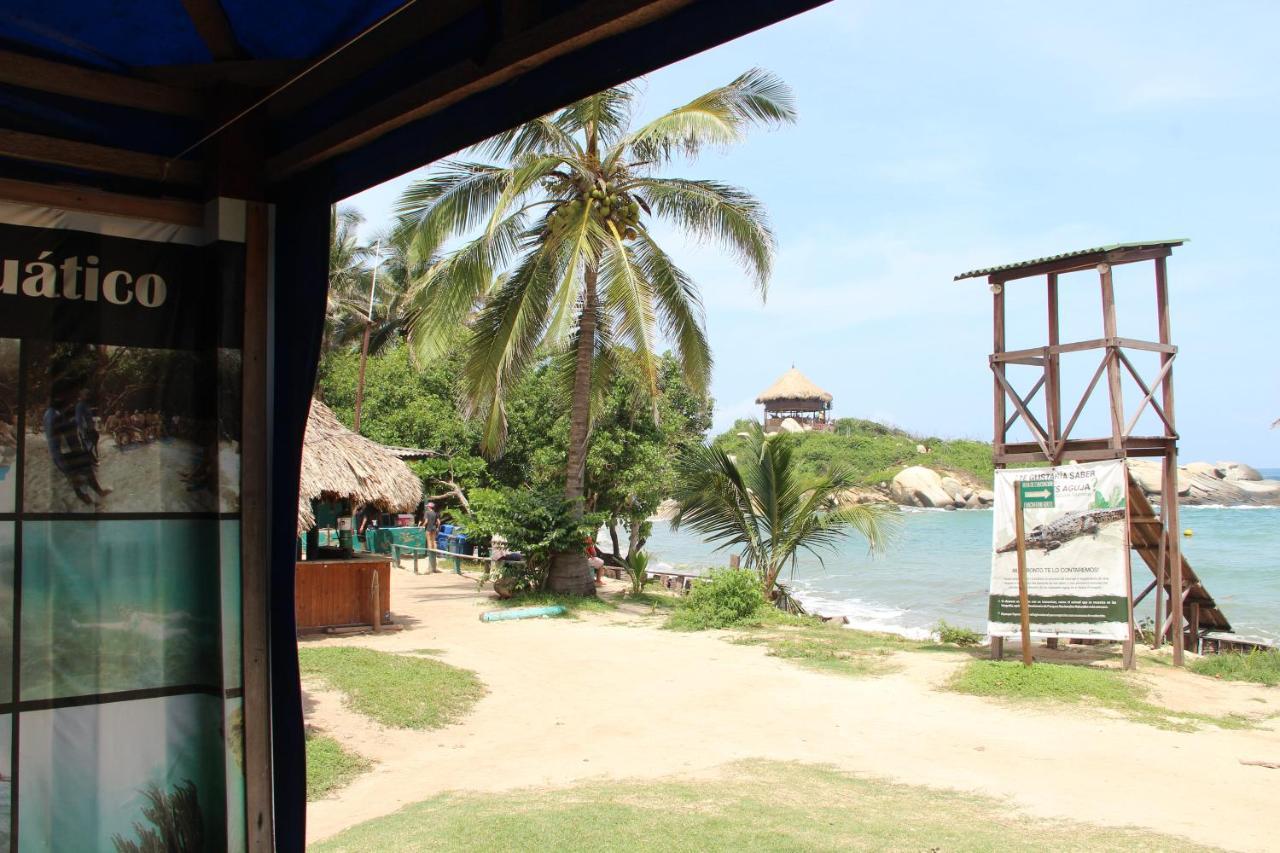 Hotel Jasayma Dentro Del Parque Tayrona Эль-Саино Экстерьер фото