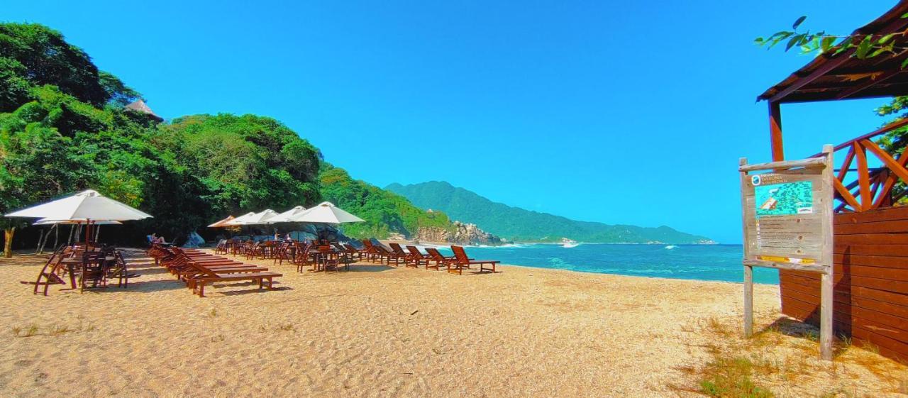 Hotel Jasayma Dentro Del Parque Tayrona Эль-Саино Экстерьер фото
